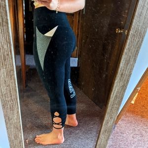 EUC Crop Pink Leggings